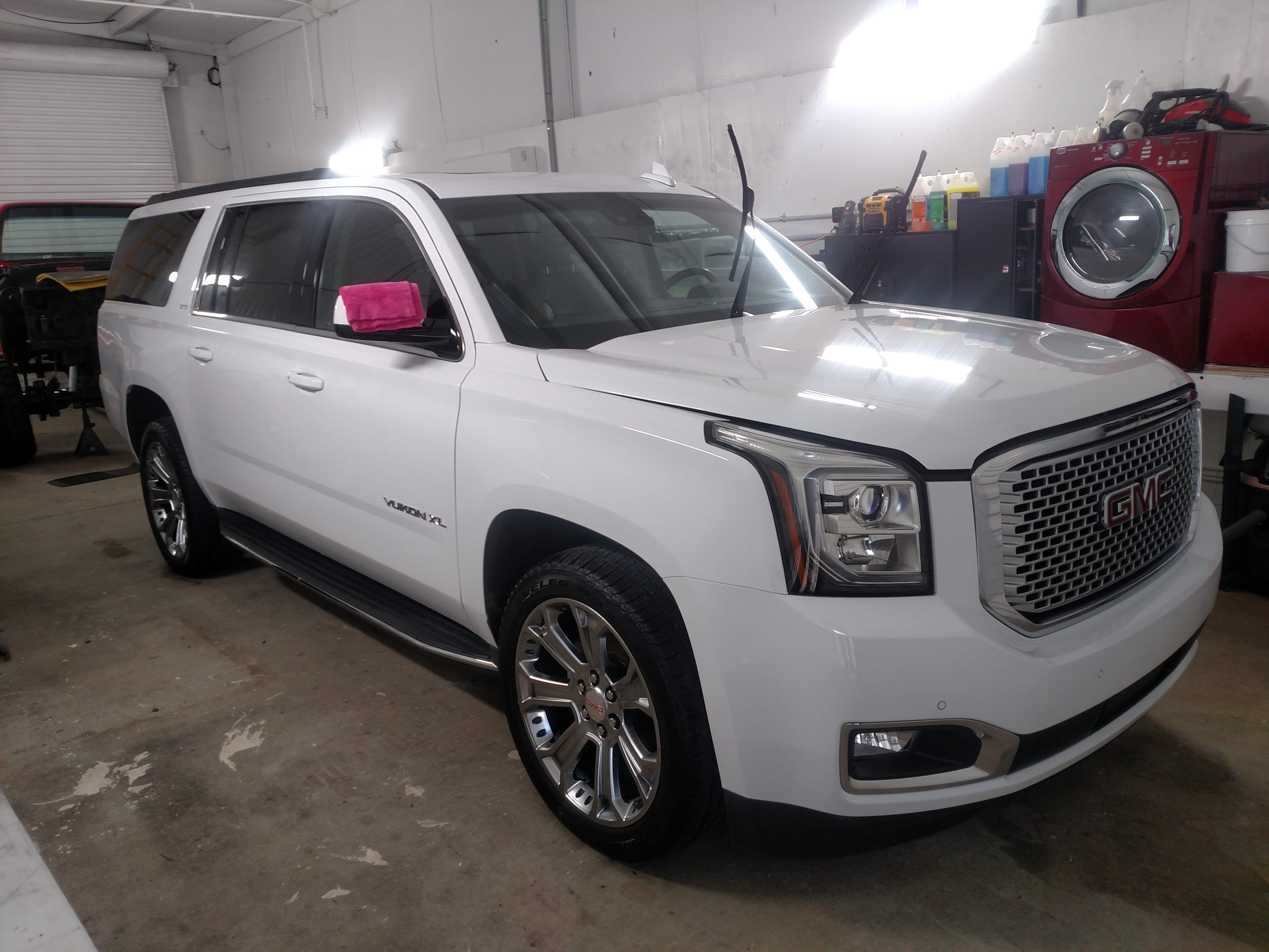 automotive ceramic coating job