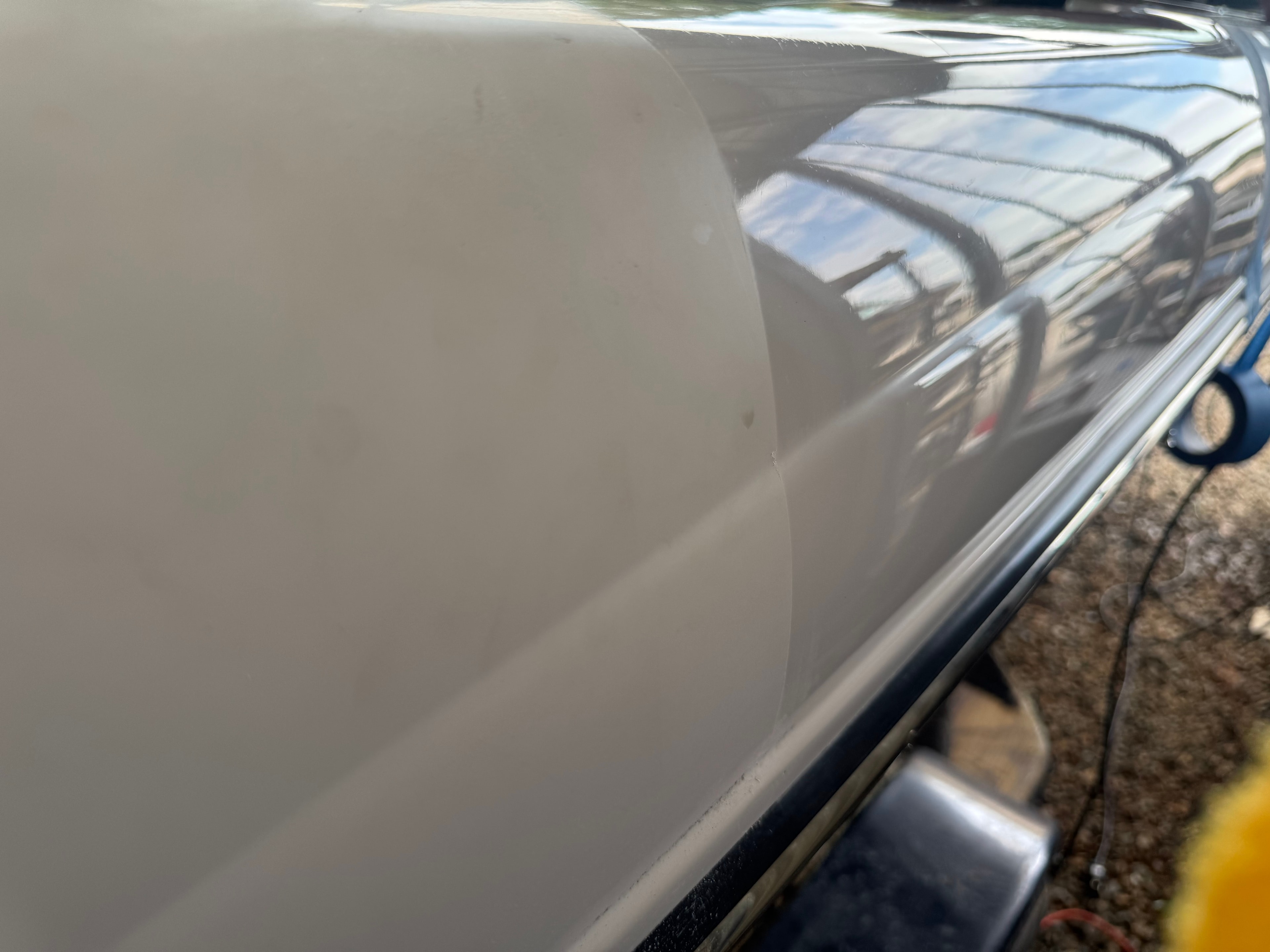 F-150 paint correction — before and after