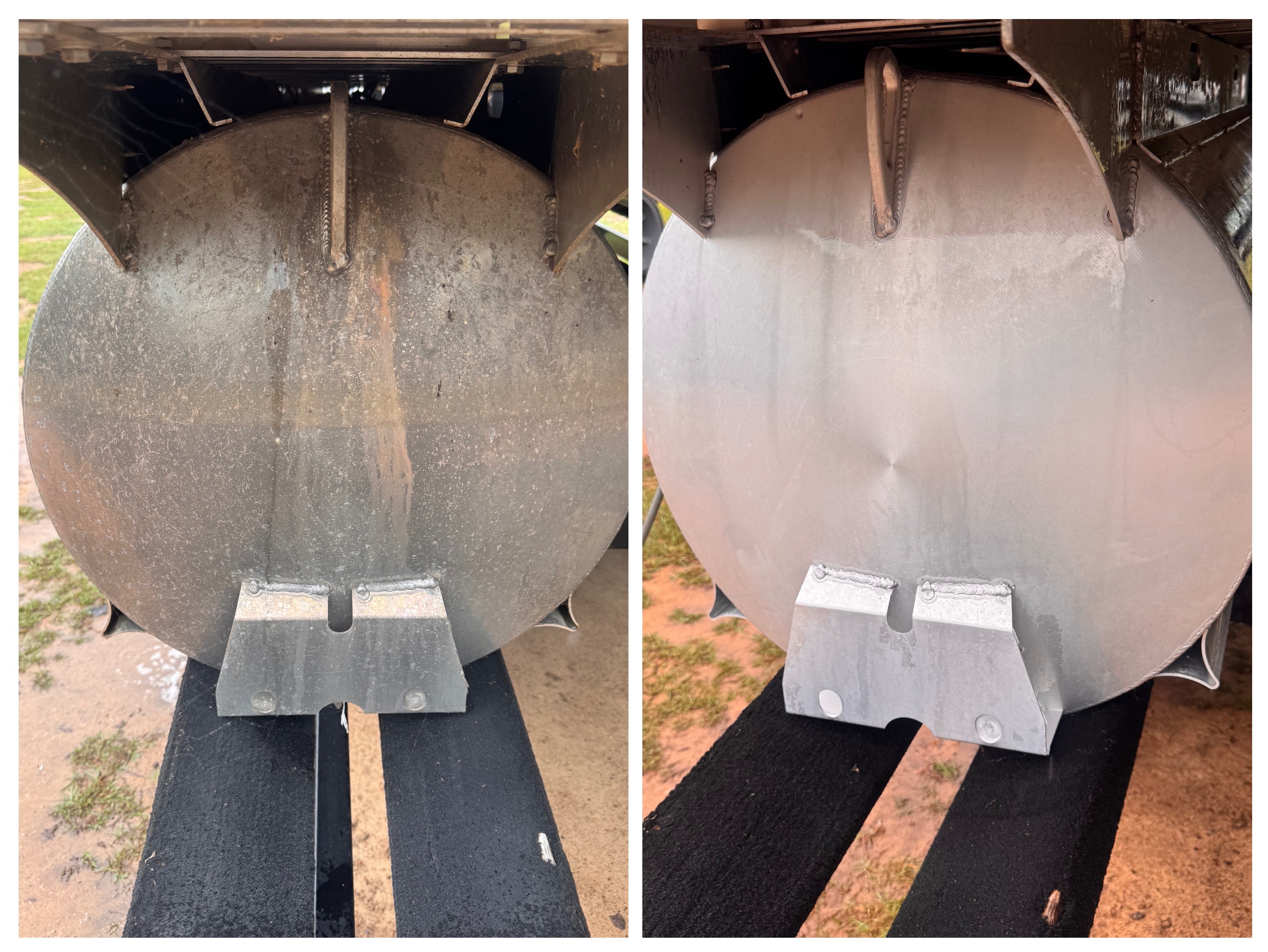 Marine ceramic coating detail work