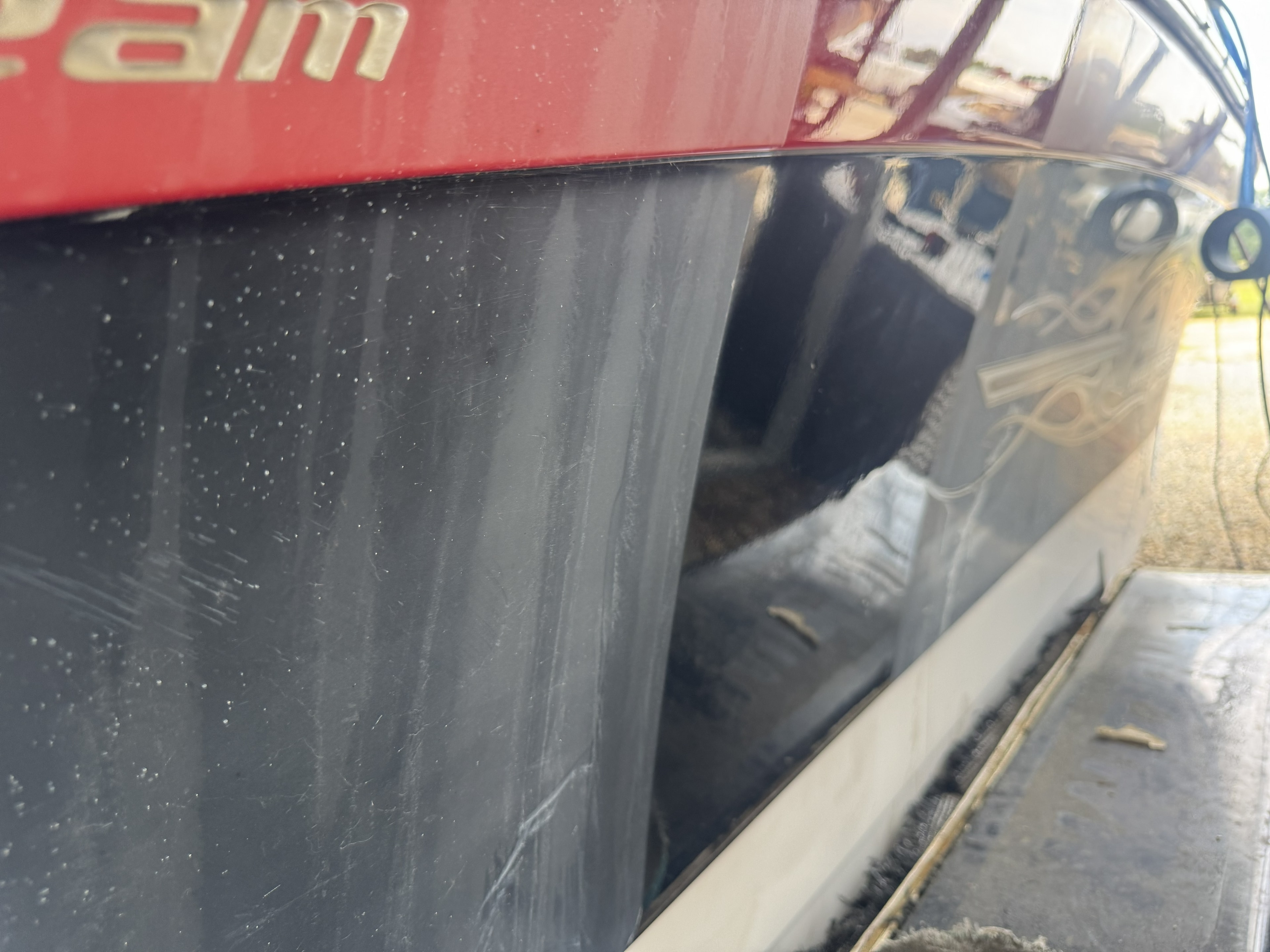 Marine ceramic coating job